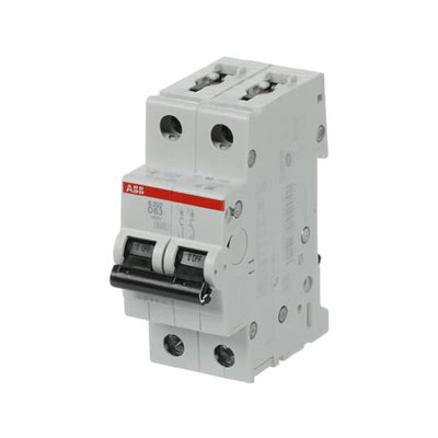 Miniature Circuit Breaker - S200 - 2P - 63 A - D - (AC) 6 kA