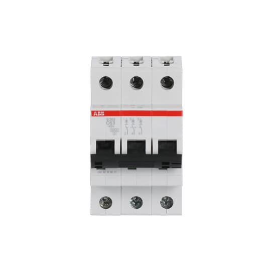 Miniature Circuit Breaker - S200 - 3P - 63 A - C - (AC) 6 kA