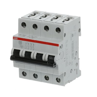 Miniature Circuit Breaker - S200 - 4P - 63 A - C - (AC) 6 kA