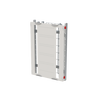 SMISSLINE TP base unit vertikal module, 750 mm x 500 mm x 275 mm , 2 rows , 1 GU , Field width: 2