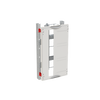 SMISSLINE TP base unit vertikal module, 450 mm x 250 mm x 275 mm , 1 rows , 00 GU , Field width: 1