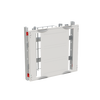 SMISSLINE TP base unit vertikal module, 450 mm x 500 mm x 275 mm , 2 rows , 00 GU , Field width: 2