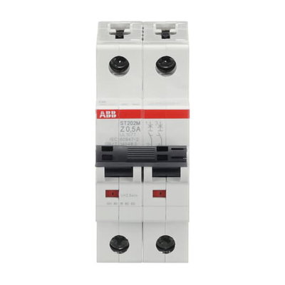 Miniature Circuit Breaker - ST200M - 2P - 0.5 A - Z