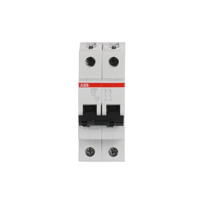 Miniature Circuit Breaker - S200 - 2P - 2 A - C - (AC) 6 kA