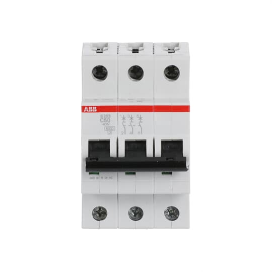 Miniature Circuit Breaker - S200 - 3P - 50 A - C - (AC) 6 kA