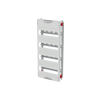DIN rail mounting devices module, 600 mm x 250 mm x 120 mm , 4 rows , 0 GU , Field width: 1