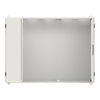 Wall-mounting cabinet, Field width: 5, Rows: 6, 950 mm x 1300 mm x 275 mm, Grounded (Class I), IP55