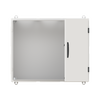 Wall-mounting cabinet, Field width: 3, Rows: 4, 650 mm x 800 mm x 275 mm, Grounded (Class I), IP55