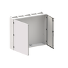 Wall-mounting cabinet, Field width: 5, Rows: 7, 1100 mm x 1300 mm x 275 mm, Grounded (Class I), IP55
