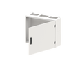 Wall-mounting cabinet, Field width: 3, Rows: 4, 650 mm x 800 mm x 275 mm, Grounded (Class I), IP55