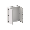 Wall-mounting cabinet, Field width: 4, Rows: 8, 1250 mm x 1050 mm x 275 mm, Grounded (Class I), IP55