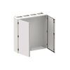 Wall-mounting cabinet, Field width: 4, Rows: 7, 1100 mm x 1050 mm x 275 mm, Grounded (Class I), IP55