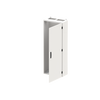 Wall-mounting cabinet, Field width: 2, Rows: 9, 1400 mm x 550 mm x 275 mm, Grounded (Class I), IP55