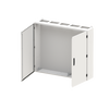 Wall-mounting cabinet, Field width: 5, Rows: 7, 1100 mm x 1300 mm x 275 mm, Grounded (Class I), IP55