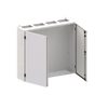 Wall-mounting cabinet, Field width: 4, Rows: 6, 950 mm x 1050 mm x 275 mm, Grounded (Class I), IP55