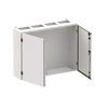 Wall-mounting cabinet, Field width: 4, Rows: 5, 800 mm x 1050 mm x 275 mm, Grounded (Class I), IP55
