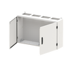 Wall-mounting cabinet, Field width: 4, Rows: 4, 650 mm x 1050 mm x 275 mm, Grounded (Class I), IP55