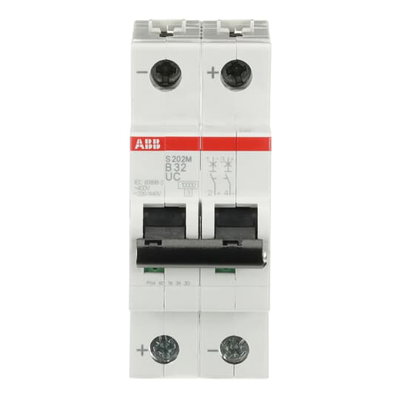 Miniature Circuit Breaker - S200MUC - 2P - 32 A - B - (AC) 10 kA