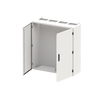 Wall-mounting cabinet, Field width: 4, Rows: 7, 1100 mm x 1050 mm x 350 mm, Grounded (Class I), IP55