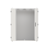 Wall-mounting cabinet, Field width: 4, Rows: 8, 1250 mm x 1050 mm x 350 mm, Grounded (Class I), IP55