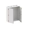 Wall-mounting cabinet, Field width: 4, Rows: 8, 1250 mm x 1050 mm x 350 mm, Grounded (Class I), IP55
