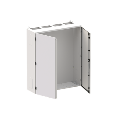 Wall-mounting cabinet, Field width: 4, Rows: 8, 1250 mm x 1050 mm x 350 mm, Grounded (Class I), IP55