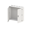 Wall-mounting cabinet, Field width: 5, Rows: 8, 1250 mm x 1300 mm x 350 mm, Grounded (Class I), IP55