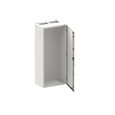 Wall-mounting cabinet, Field width: 2, Rows: 8, 1250 mm x 550 mm x 350 mm, Grounded (Class I), IP55
