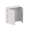 Wall-mounting cabinet, Field width: 5, Rows: 8, 1250 mm x 1300 mm x 350 mm, Grounded (Class I), IP55