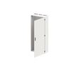 Floor-standing cabinet, Field width: 3, Rows: 12, 1850 mm x 800 mm x 350 mm, Grounded (Class I), IP55