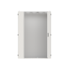 Floor-standing cabinet, Field width: 5, Rows: 12, 1850 mm x 1300 mm x 350 mm, Grounded (Class I), IP55