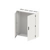 Wall-mounting cabinet, Field width: 4, Rows: 8, 1250 mm x 1050 mm x 350 mm, Grounded (Class I), IP55