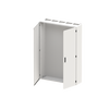 Floor-standing cabinet, Field width: 5, Rows: 12, 1850 mm x 1300 mm x 350 mm, Grounded (Class I), IP55