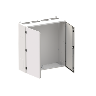 Wall-mounting cabinet, Field width: 4, Rows: 7, 1100 mm x 1050 mm x 350 mm, Grounded (Class I), IP55