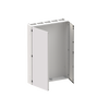 Floor-standing cabinet, Field width: 5, Rows: 12, 1850 mm x 1300 mm x 275 mm, Grounded (Class I), IP55