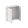 Wall-mounting cabinet, Field width: 5, Rows: 9, 1400 mm x 1300 mm x 350 mm, Grounded (Class I), IP55