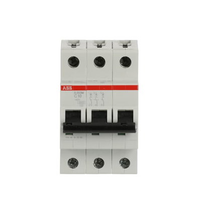 Miniature Circuit Breaker - S200M - 3P - 10 A - C - (AC) 10 kA