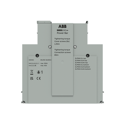 ZLSP940-3LN1 Bottom SMISSLINE Incoming Pan Assembly Pluggable Busbar socket system