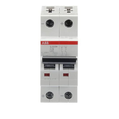 Miniature Circuit Breaker - S200MUC - 2P - 6 A - C - (AC) 10 kA