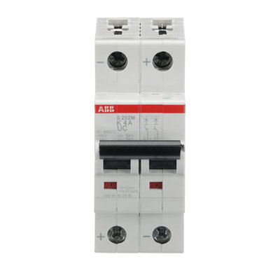 Miniature Circuit Breaker - S200MUC - 2P - 4 A - K - (AC) 10 kA