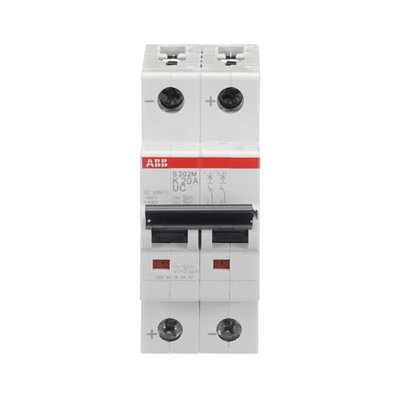 Miniature Circuit Breaker - S200MUC - 2P - 20 A - K - (AC) 10 kA