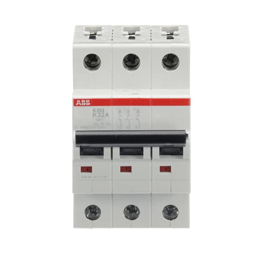 Miniature Circuit Breaker - S200 - 3P - 32 A - K - (AC) 6 kA