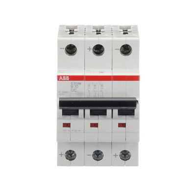 Miniature Circuit Breaker - S200MUC - 3P - 10 A - B - (AC) 10 kA