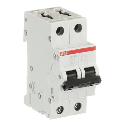 Miniature Circuit Breaker - ST200M - 2P - 7 A - D