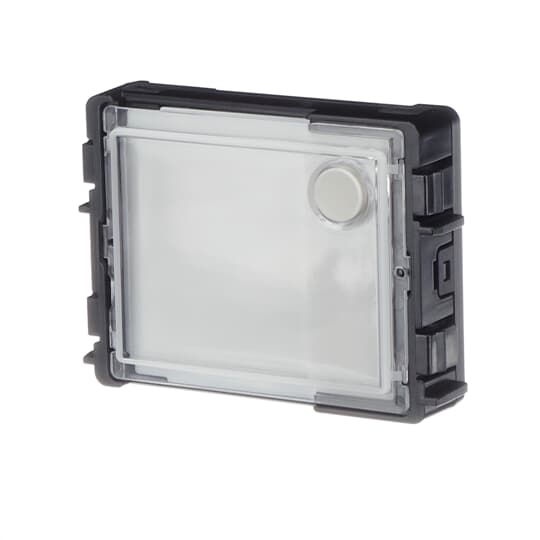 Round pushbutton module, 1 button, NFC/IC, white – Görsel 3 / 3