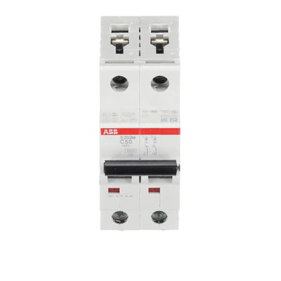 Miniature Circuit Breaker - S200M - 2P - 50 A - C - (AC) 10 kA