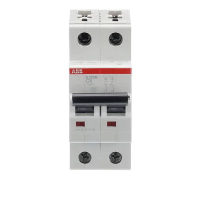 Miniature Circuit Breaker - S200M - 2P - 6 A - C - (AC) 10 kA