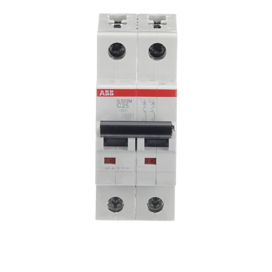 Miniature Circuit Breaker - S200M - 2P - 25 A - C - (AC) 10 kA