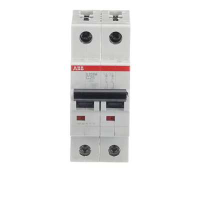 Miniature Circuit Breaker - S200M - 2P - 25 A - C - (AC) 10 kA