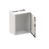Wall-mounting cabinet, Field width: 2, Rows: 4, 650 mm x 550 mm x 350 mm, Grounded (Class I), IP55